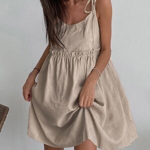 Levanzo Tied Shoulder Short Dress